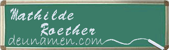 Mathilde Roether Visitenkarte